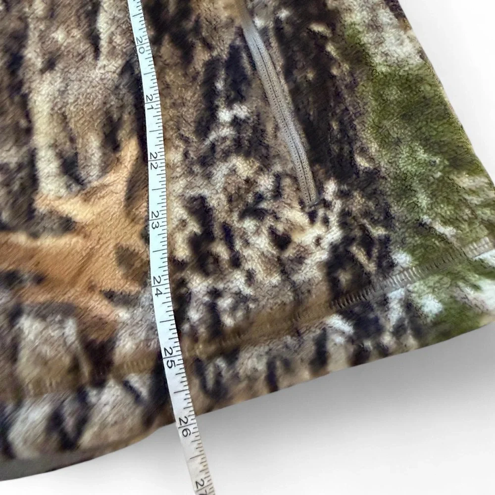 Cabela's Camouflage Fleece Zip Up Sweatshirt - Picture 8 of 8